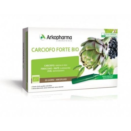 Arkofarm Arkofluidi Ultra Suoni Carciofo Forte Bio 20 Fiale