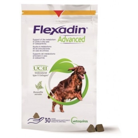 Vetoquinol Italia Flexadin Advanced Cane Tutte Le Taglie 30 Tavolette Appetibili