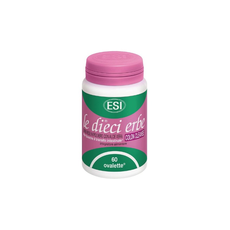 Esi Le Dieci Erbe Colon Cleanse 60 Ovalette