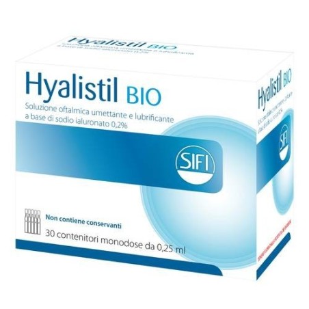 Sifi Hyalistil Bio Pf Soluzione Oftalmica Phosphate Free Monodose A Base Di Acido Ialuronico 0,2% 30 Flaconcini 0,25 Ml