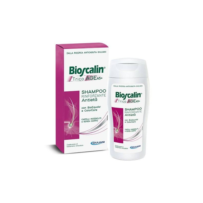 Giuliani Bioscalin Tricoage 45+ Shampoo 200 Ml Bollino Prezzo Speciale