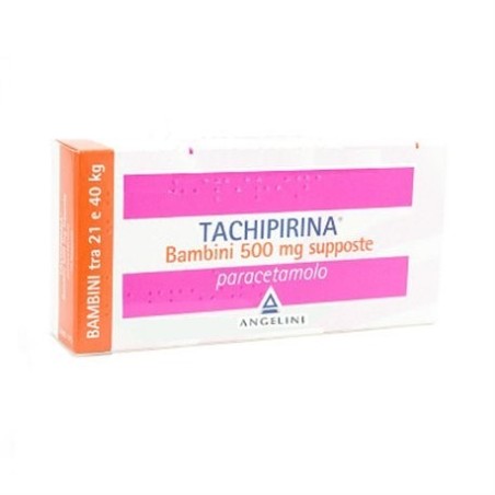 Angelini Tachipirina Bambini 250 Mg Supposte Tachipirina Bambini 500 Mg Supposte Paracetamolo