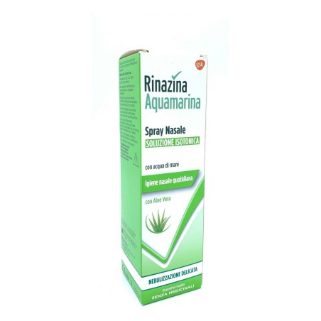 Haleon Italy Rinazina Aquamarina Isotonica Aloe Spray Nebulizzazione Delicata 100 Ml