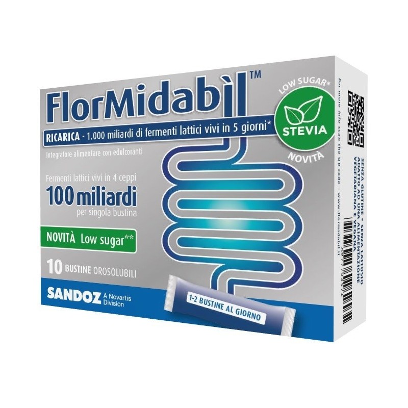 Polifarma Flormidabil Ricarica 10 Bustine Con Stevia