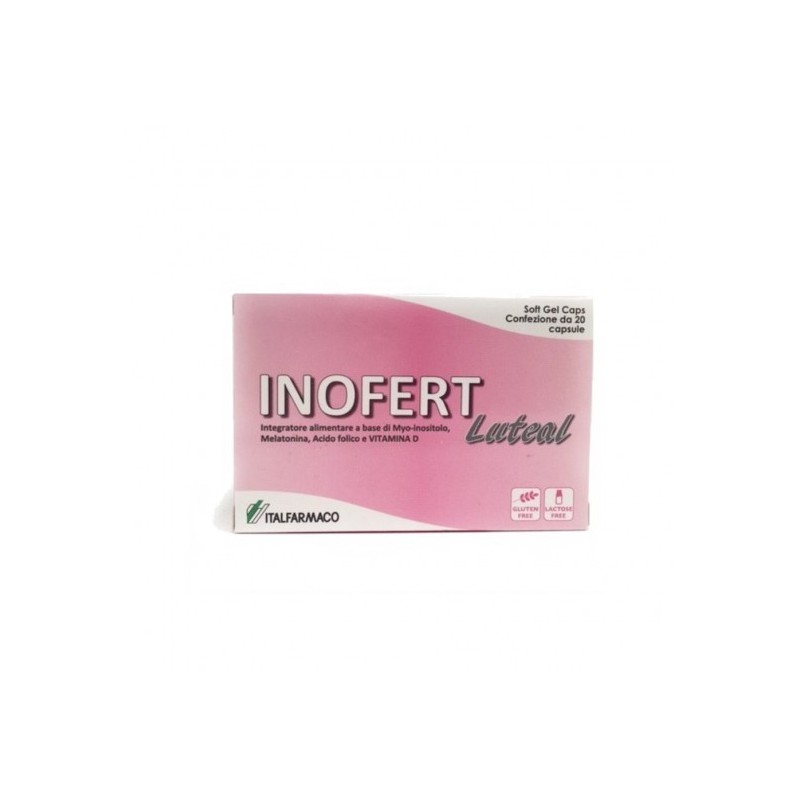 Italfarmaco Inofert Luteal 20 Capsule Soft Gel