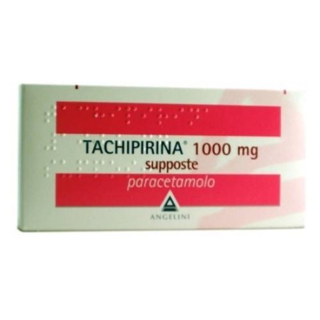 Angelini Tachipirina Adulti 1000 Mg Supposte Paracetamolo