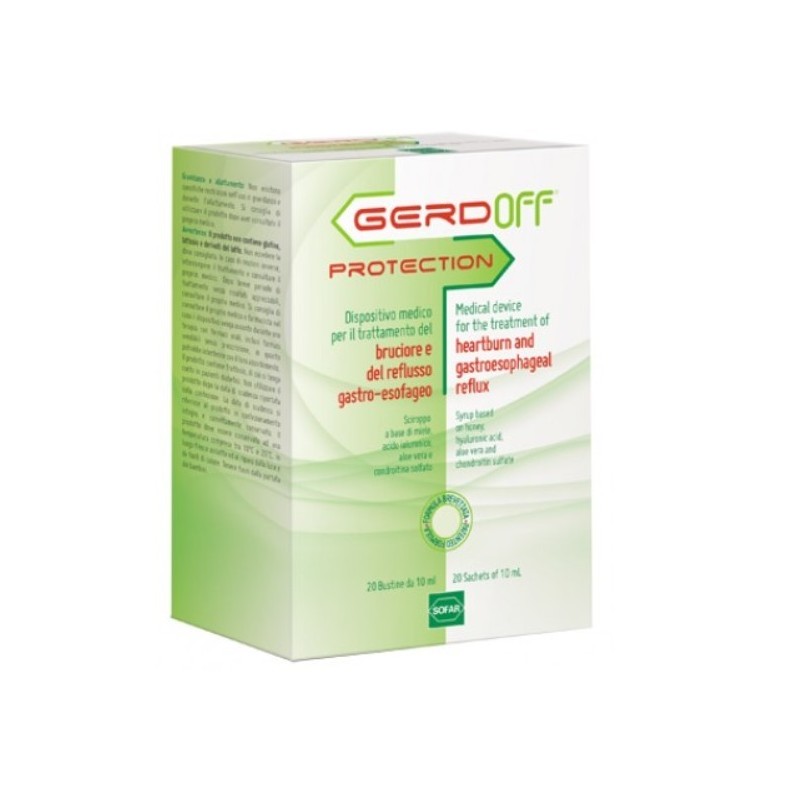 Alfasigma Gerdoff Protection Sciroppo 20 Buste 10 Ml