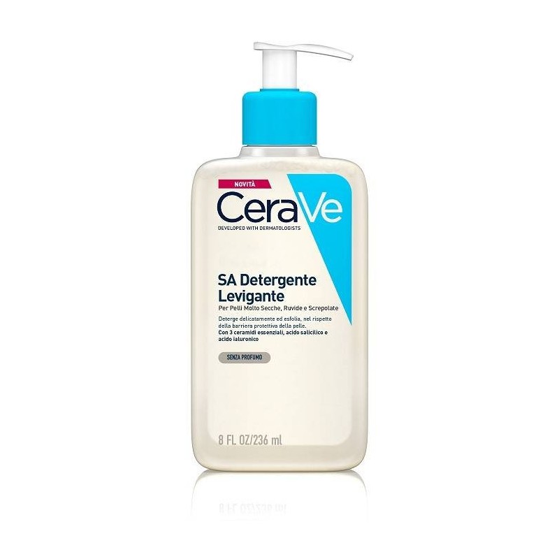 CeraVe SA Detergente Levigante corpo per pelle molto secca e ruvida 236 ml