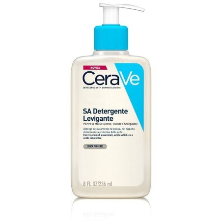 CeraVe SA Detergente Levigante corpo per pelle molto secca e ruvida 236 ml