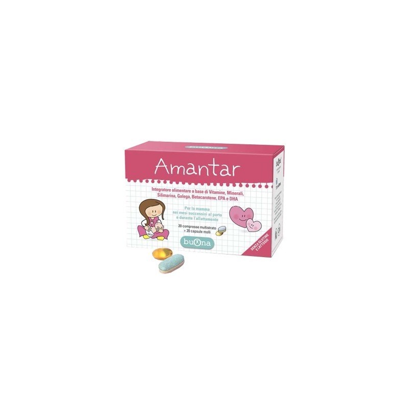 Buona Societa' Benefit Amantar 20 Compresse Da 1,6 G + 20 Capsule Da 0,637 G