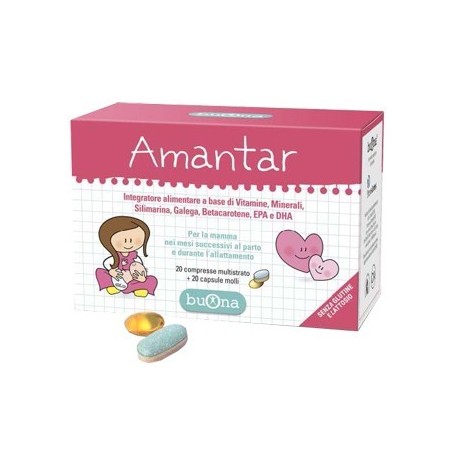 Buona Societa' Benefit Amantar 20 Compresse Da 1,6 G + 20 Capsule Da 0,637 G