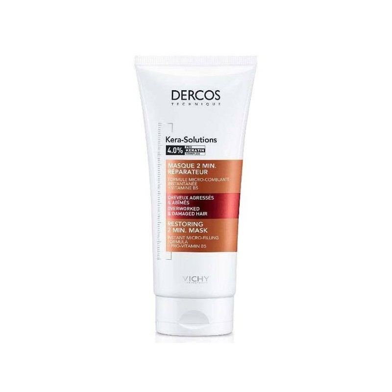 Vichy Dercos Technique Kerasol Maschera Riparatrice 2 Min 200 Ml