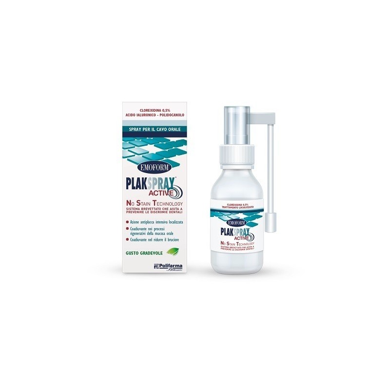 Polifarma Benessere Emoform Plak Spray Active 50 Ml