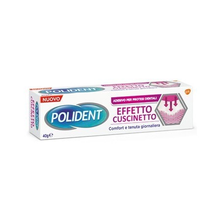 Haleon Italy Polident Fissativo Effetto Cuscinetto Adesivo Per Protesi Dentali 40 G