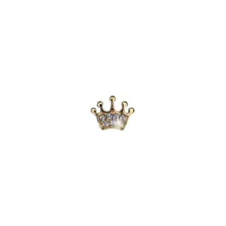 Sanico Bjt706 Orecchini Baby Crown Gold Plated