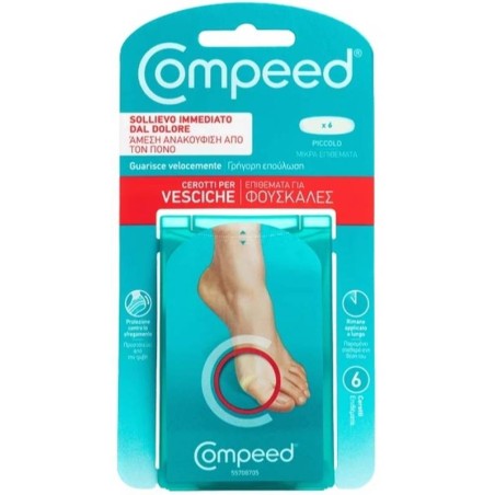 Perrigo Italia Compeed Cerotti Per Vesciche Piccolo 6 Pezzi