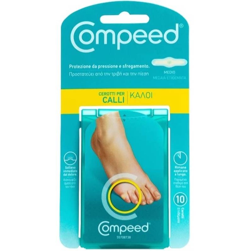 Perrigo Italia Compeed Cerotti Per Calli Medio 10 Pezzi