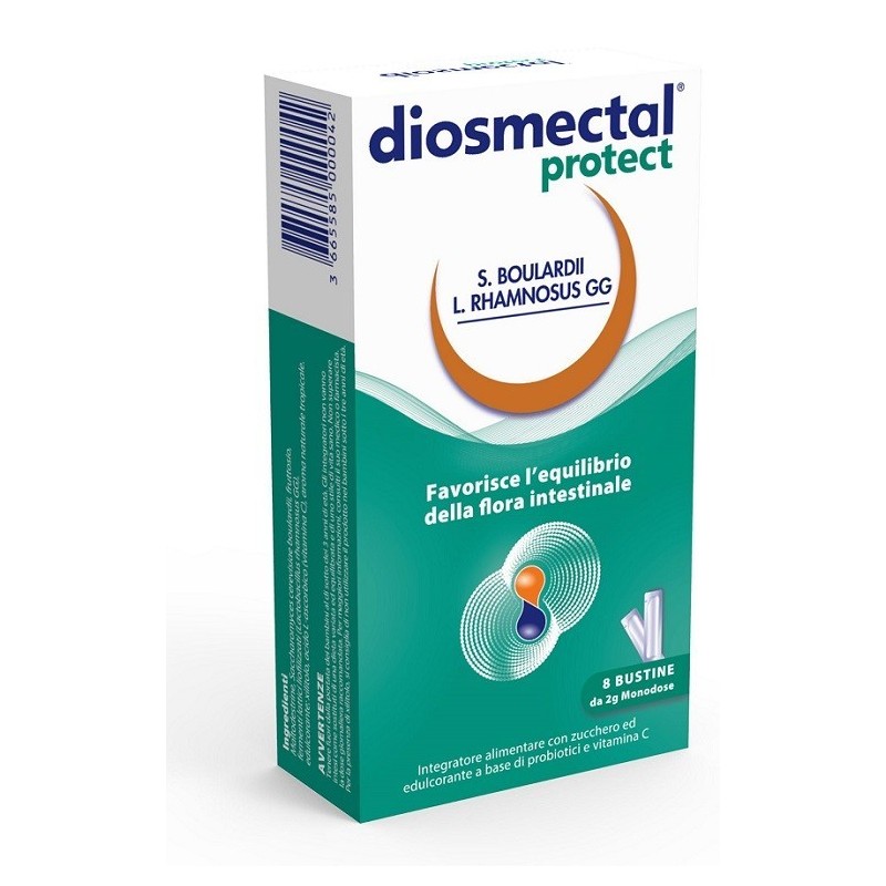 Ipsen Consumer Healthcare Diosmectal Protect 8 Bustine Orosolubili 2 G