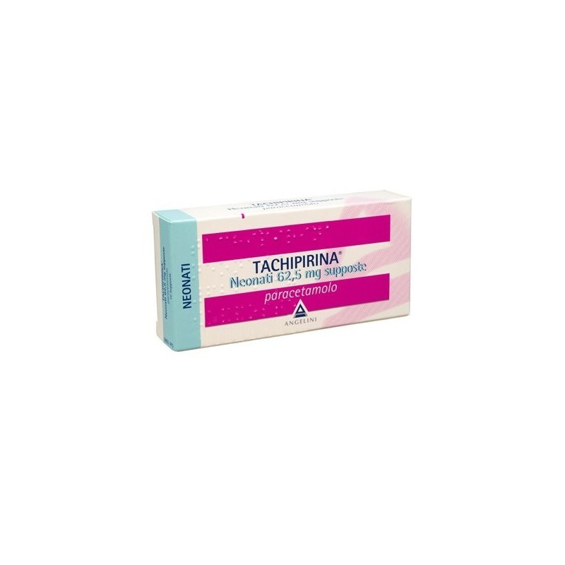 Angelini Tachipirina Neonati 62,5 Mg Supposte Tachipirina Prima Infanzia 125 Mg Supposte Paracetamolo