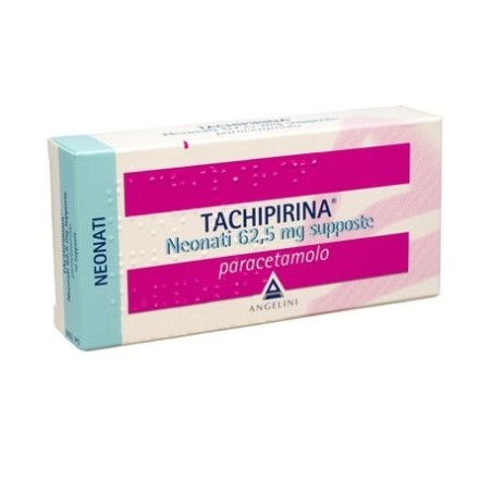 Angelini Tachipirina Neonati 62,5 Mg Supposte Tachipirina Prima Infanzia 125 Mg Supposte Paracetamolo