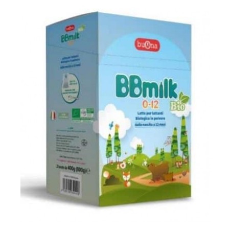 BBMILK 0-12 BIO POLVERE 2 BUSTE DA 400 G