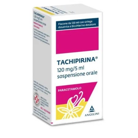 Angelini Tachipirina 120 Mg/5 Ml Sospensione Orale Paracetamolo