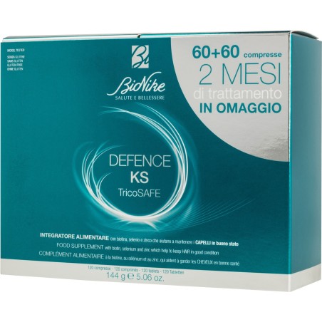 Bionike Defence Ks Tricosafe Bipack Integratore per i capelli 60+60 compresse