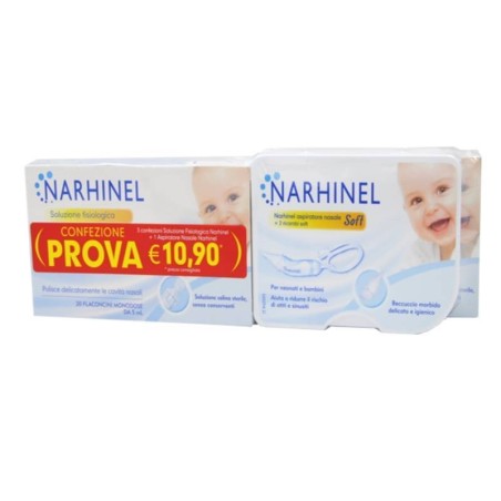 Haleon Italy Narhinel Multipack Soluzione Fisiologica X 3 + Aspiratore Nasale