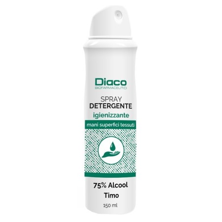 Diaco Biofarmaceutici Spray Detergente Igienizzante Mani E Superfici Spray 150 Ml