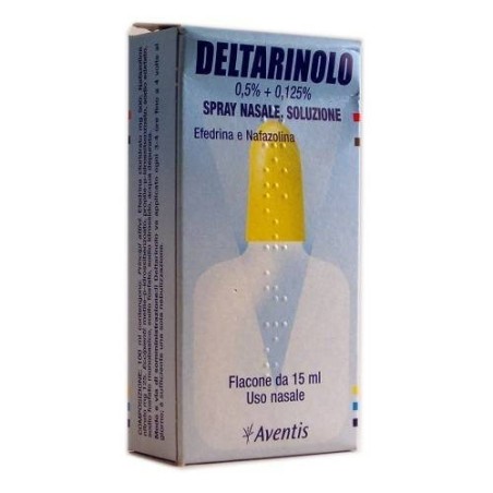 Vemedia Manufacturing B. V. Deltarinolo 5 Mg/ml + 1,25 Mg/ml Spray Nasale, Soluzione Efedrina E Nafazolina