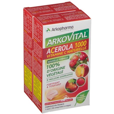 Arkofarm Arkovital Acerola 1000 Pack Family 60 Compresse