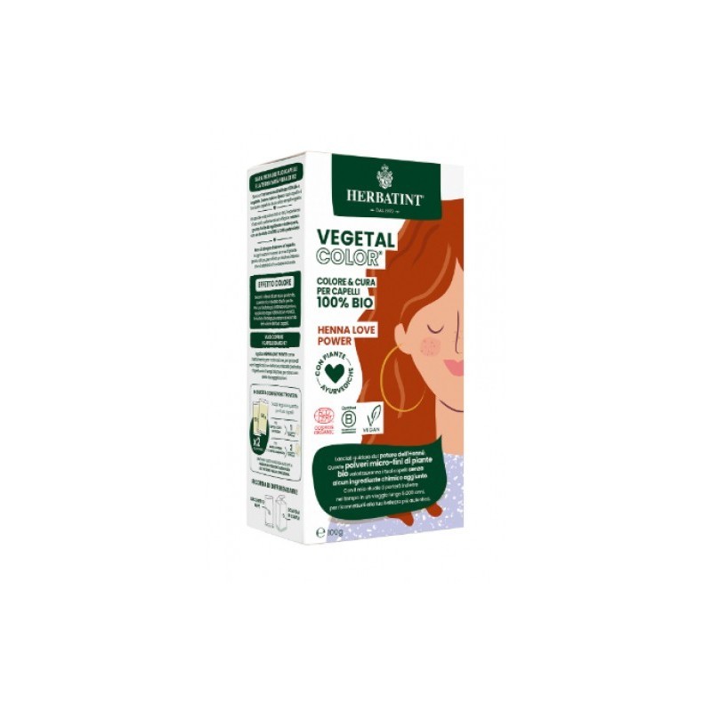 Antica Erboristeria Herbatint Vegetal Color Henna Love Power Ita 100 G