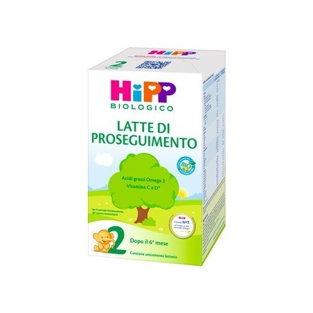 HIPP BIO 2 LATTE PROSEGUIMENTO 600 G