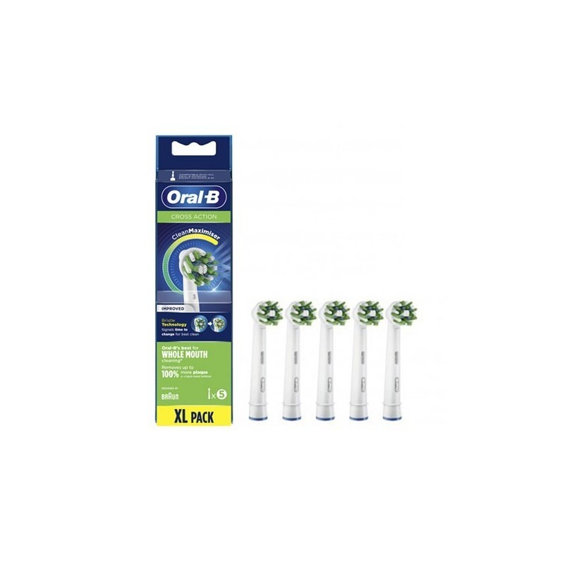 Procter & Gamble Oralb Cross Action Eb50 Testine Per Spazzolino Elettrico 5 Pezzi