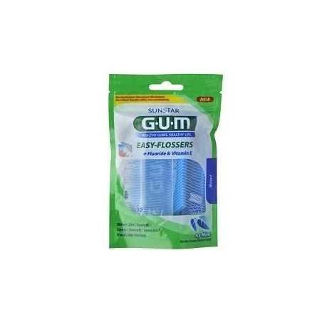 Sunstar Italiana Gum Easy Flossers Forcella 30 Pezzi New