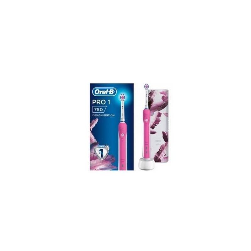 Procter & Gamble Oralb Pro1 Rosa Cross Action Spazzolino Elettrico 3d White Rosa