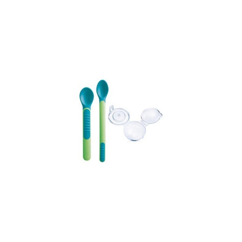 Bamed Baby Italia Mam Heat Sensitive Spoons&cover Neutro