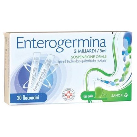 Enterogermina 2 Miliardi / 5 Ml Sospensione Orale Capsule Rigide