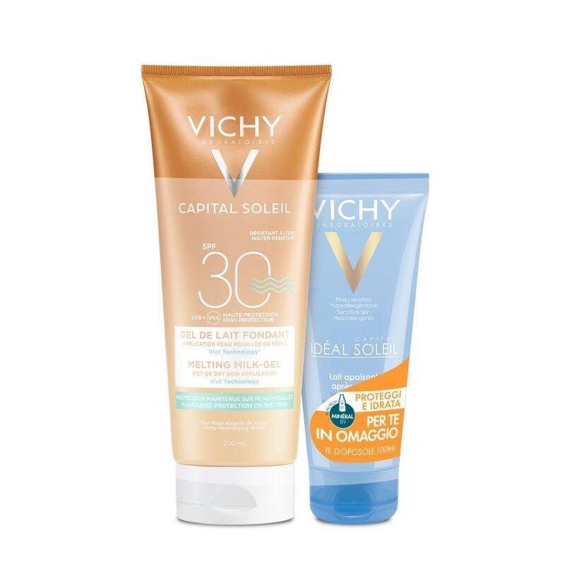 Capital Soleil Sleever Beach Protect Latte Spf30 + Doposole Vichy 100 Ml