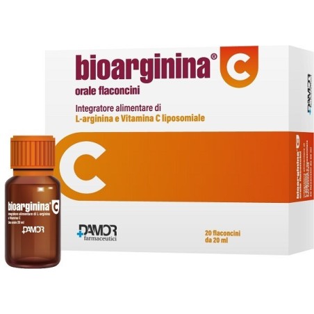 Farmaceutici Damor Bioarginina C Orale 20 Flaconcini