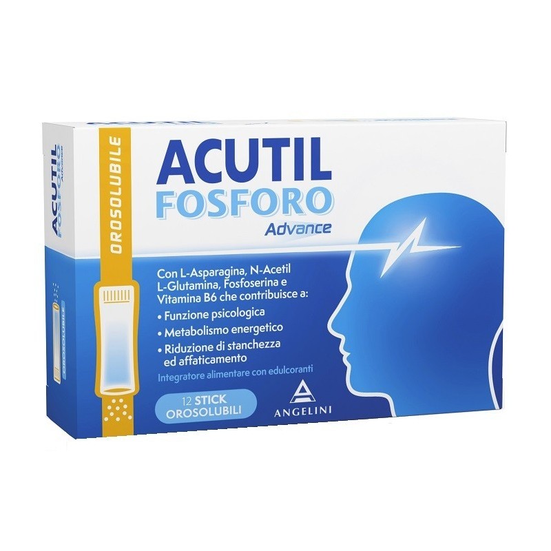 Angelini Acutil Fosforo Advance 12 Stick Orosolubili