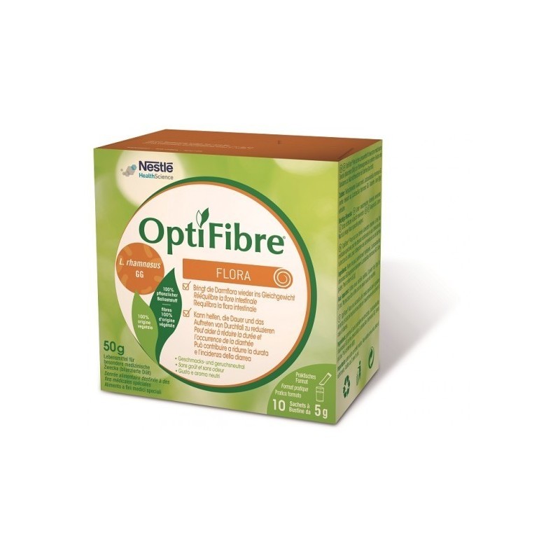 Nestle' It. Optifibre Flora 10 Bustine 5 G