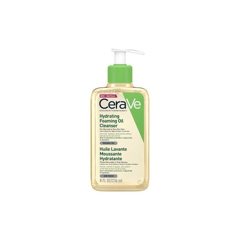 Cerave Hydrating Oil Cleanser Olio detergente e idratante 236 ml