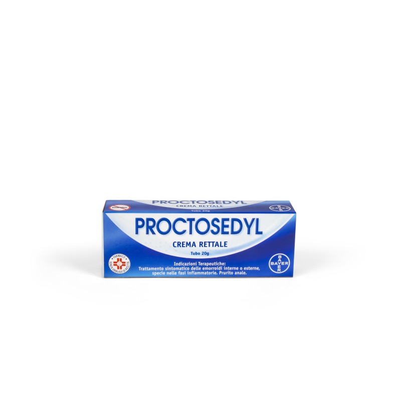 Bayer Proctosedyl Crema Rettale Idrocortisone Acetato, Amileina, Benzocaina, Esculina, Benzalconio Cloruro