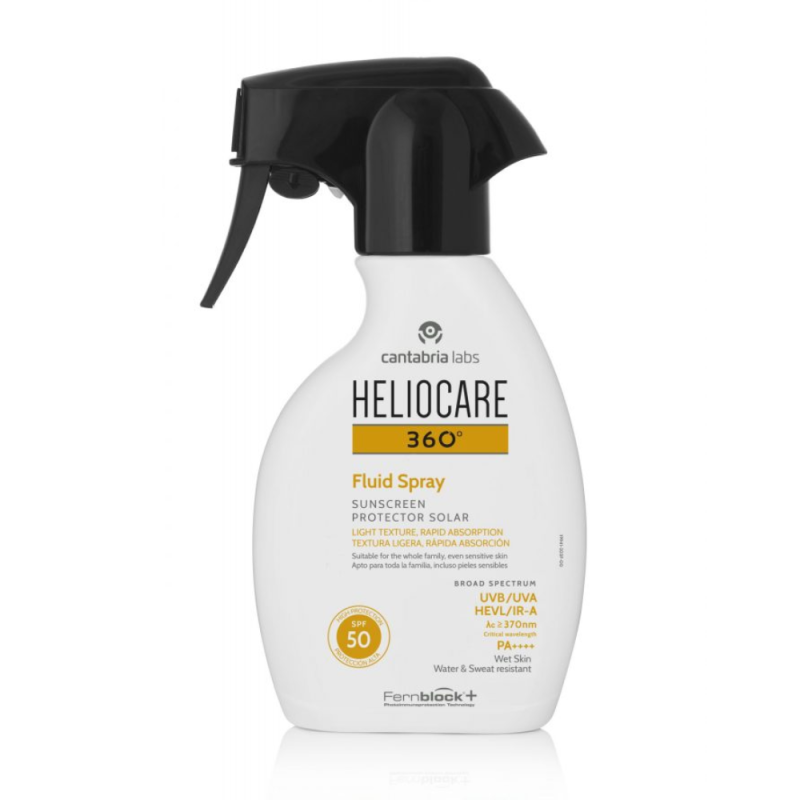 Difa Cooper Heliocare 360 Fluid Spray Spf50 250 Ml