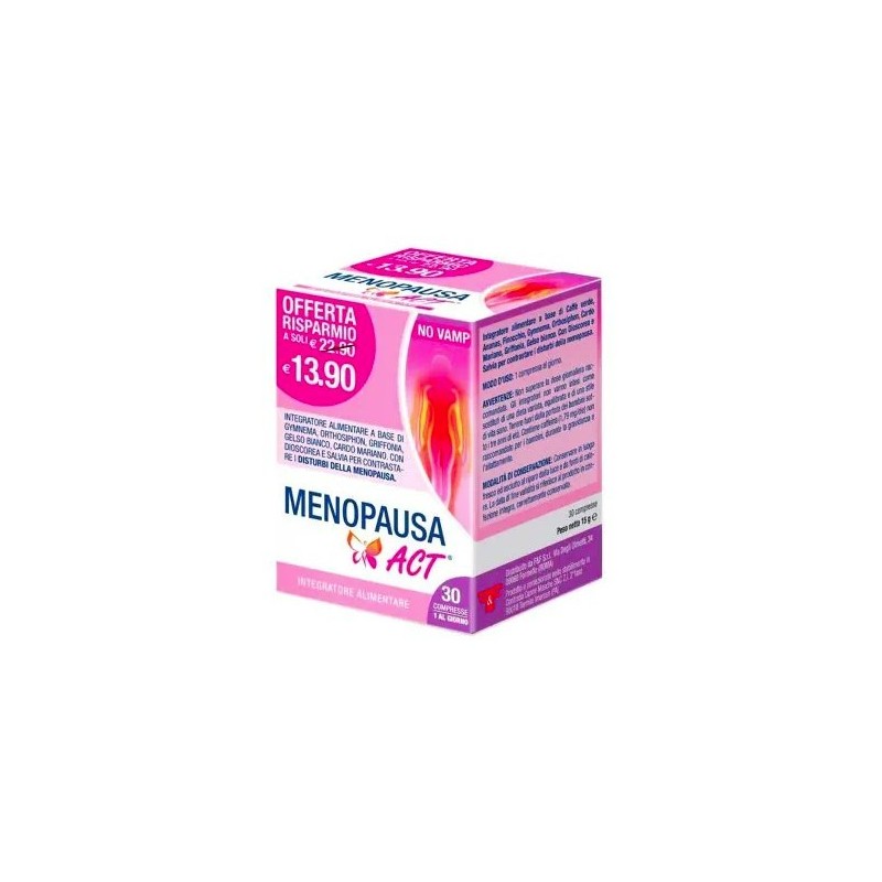 F&f Menopausa Act 30 Compresse