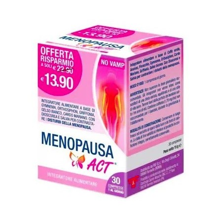 F&f Menopausa Act 30 Compresse