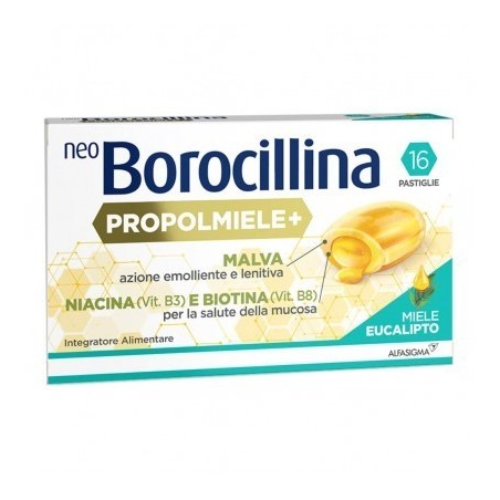 Alfasigma Neoborocillina Propolmiele+ Miele/eucalipto 16 Pastiglie