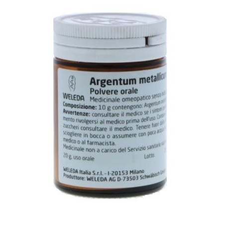 Weleda Italia Weleda Argentum Metallicum D6 Trituration 20 G