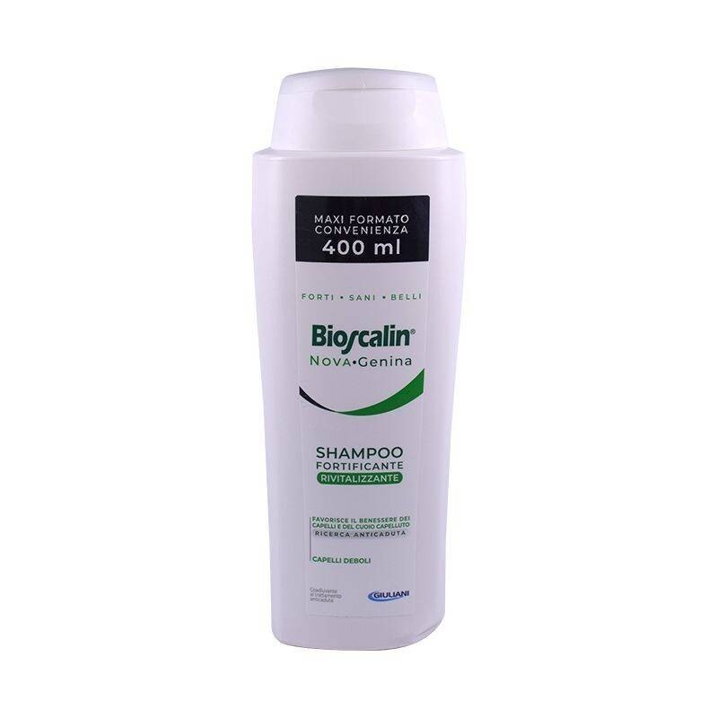 Giuliani Bioscalin Nova Genina Shampoo Rivitalizzante Maxi Size Flacone 400 Ml